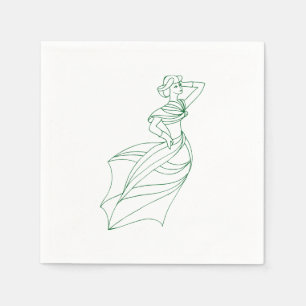 Posing Dame Napkins
