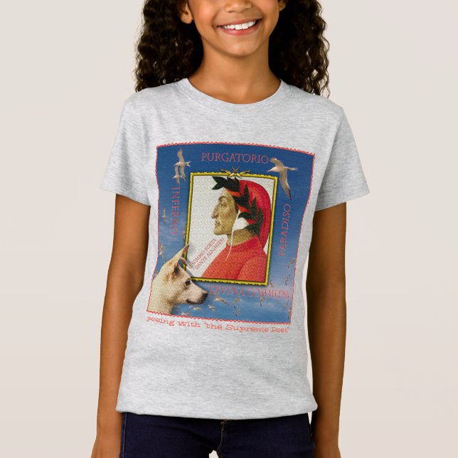 Posing with Dante Alighieri T-Shirt (Front)