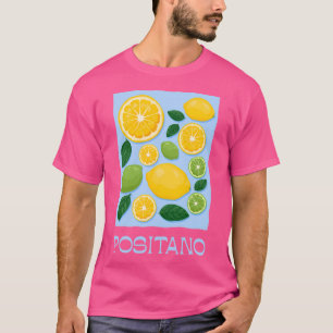 Positano And Amalfi Lemon And Lime T-Shirt