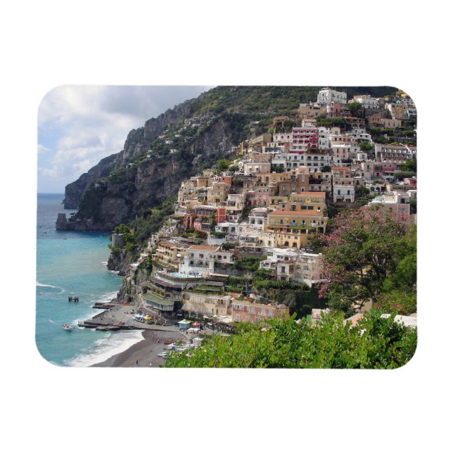 Positano at the Amalfi coast rectangle magnet (Horizontal)