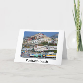Positano Beach Card