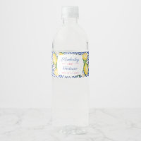 Positano Blue Tiles Lemons Bridal Shower Party