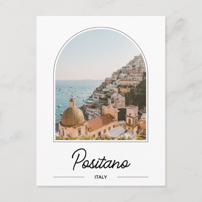 Positano Italy Amalfi Coast Postcard (Front)