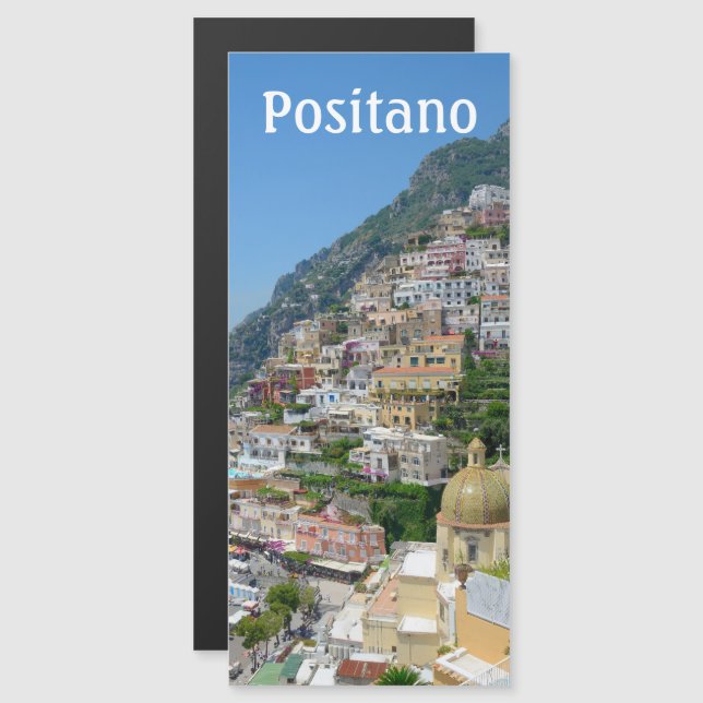 Positano, Italy Magnetic Invitation (Front/Back)