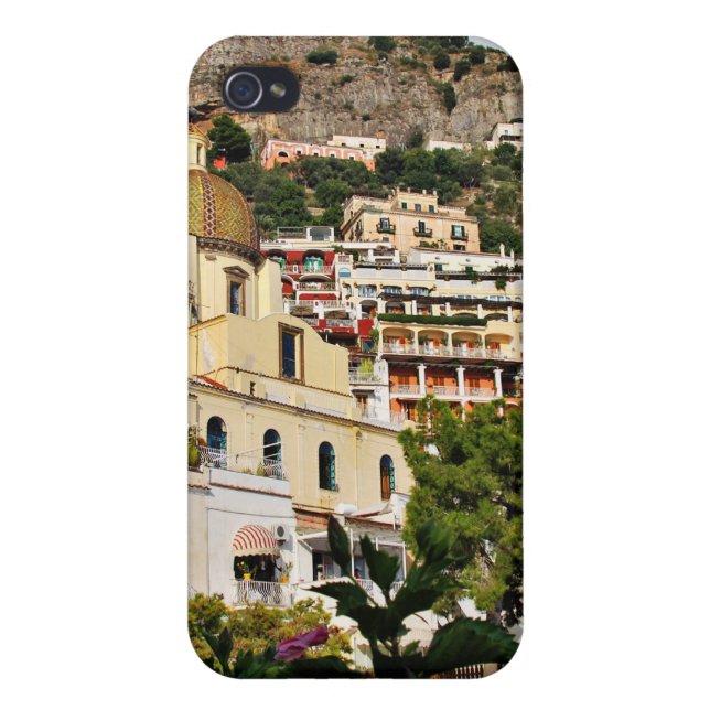 Positano,Italy - View from the Beach iPhone Case (Back)