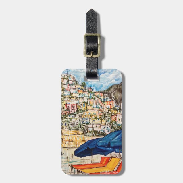 Positano Luggage Tag (Front Vertical)