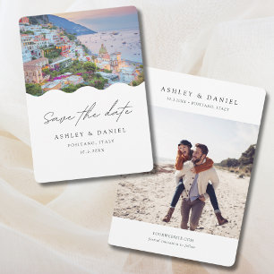 Positano Wedding Italy Save the Date Invitation