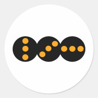Position Light Signals Classic Round Sticker