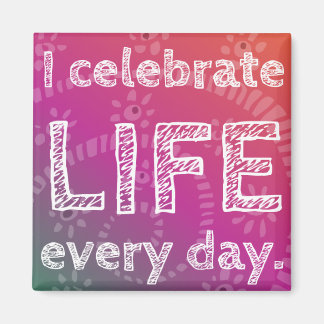 Positive Affirmation For Perfect Body Healthy Life Magnet