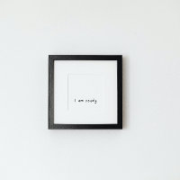 Positive Affirmation | I am ready | wall art