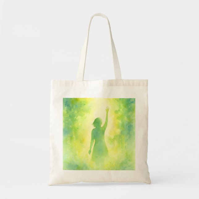 Positive Affirmation inspirational quote Tote bag  (Front)