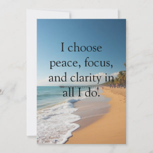 Positive Affirmation Quote Card