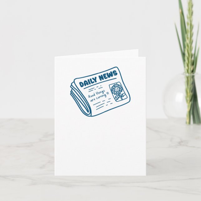 Positive Affirmation Sticker  Card (Front)
