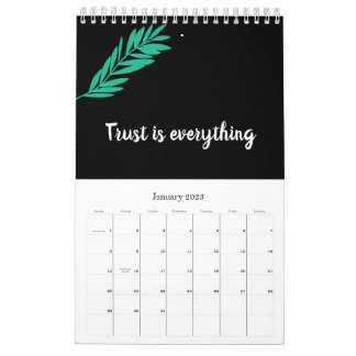 Positive affirmations Calendar 2023