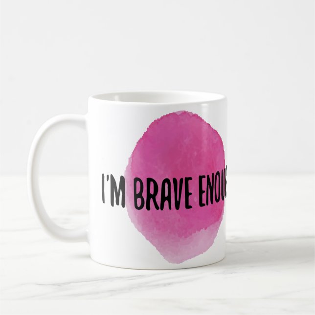 positive affirmations for self care coffee mug (Left)