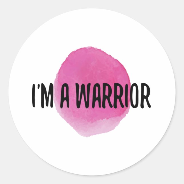 positive affirmations for self love classic round sticker (Front)