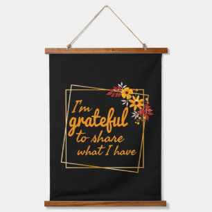 positive affirmations for success hanging tapestry