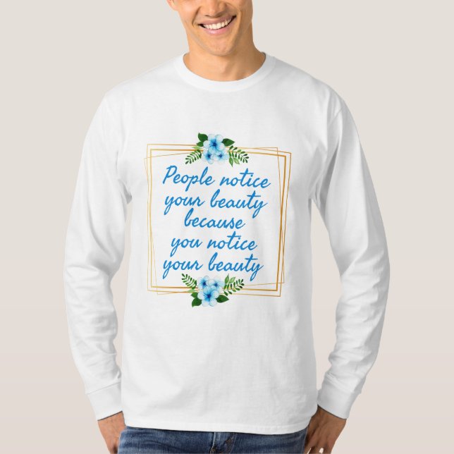 positive affirmations quotes for her T-Shirt (Front)