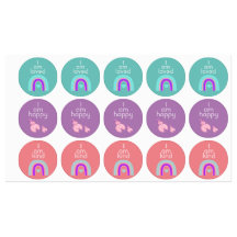 Positive affirmations stickers