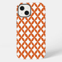 Positive and Negative Space Burnt Orange