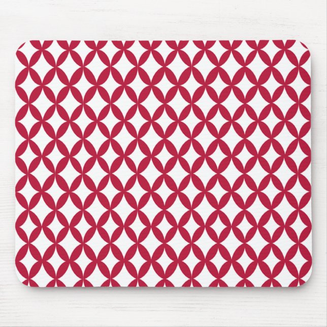 Positive and Negative Space Cranberry  Mouse Pad (Front)