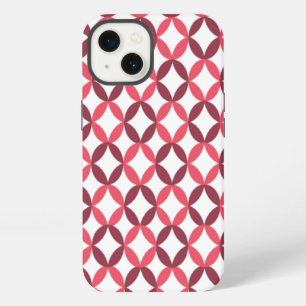 Positive and Negative Space Pink and Purple iPhone 13 Case