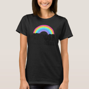 Positive Anti Bullying Rainbow Peace Hippie Choose T-Shirt