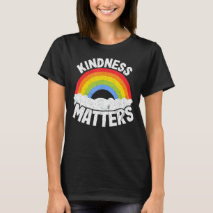 Positive Anti Bullying Rainbow Sped Teacher Kindne T-Shirt