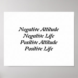 Positive Attitude Poster