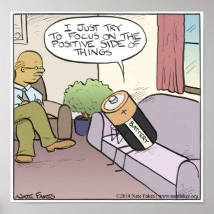 Positive Battery Poster