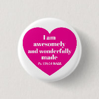 Positive Bible Verse Affirmation Pink Heart Cute