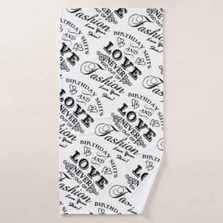 Positive Body Image, Love Your Skin Bath Towel