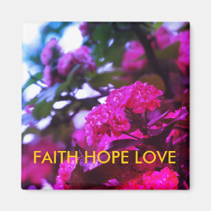 Positive ChristianFaith Hope 5.1 Cm Square Magnet
