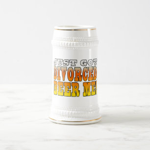 Positive Divorce Gift Ideas : Divorced Beer Me Beer Stein