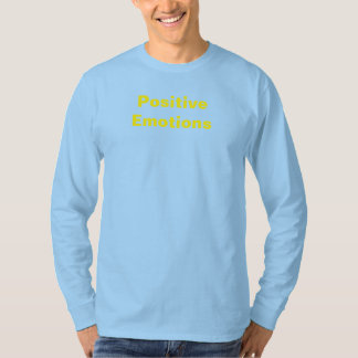 Positive Emotions Long Sleeve Turquoise T-shirt