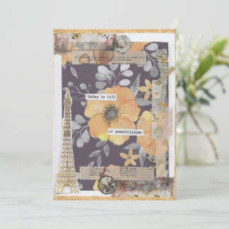 Positive Encouragement Inspirational Greeting Card