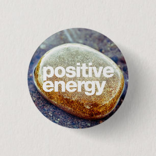 Positive Energy 3 Cm Round Badge