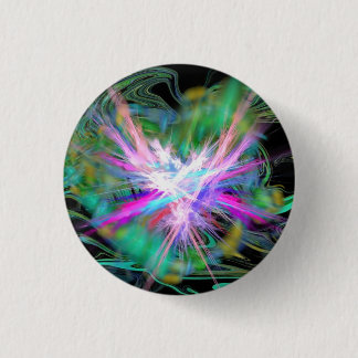 positive energy 3 cm round badge