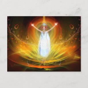 Positive Energy Goddess Postcard