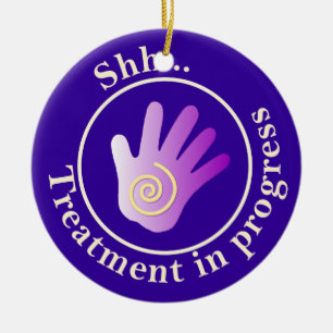 Positive Energy Hand Door Hangers Ceramic Tree Decoration