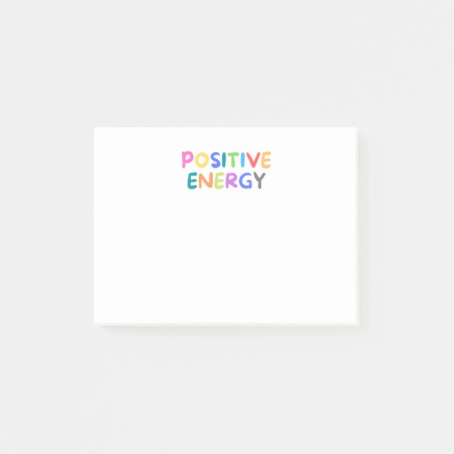 POSITIVE ENERGY POST-IT NOTES (Front)