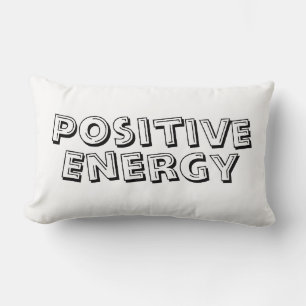 Positive Energy Throw Pillow