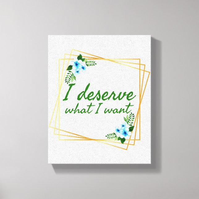 positive good vibes quotes for life canvas print (Front)