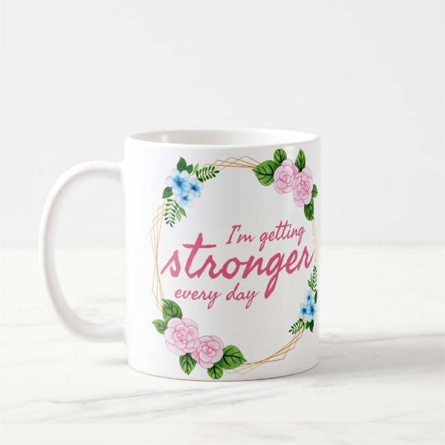 positive good vibes quotes for work coffee mug (Left)