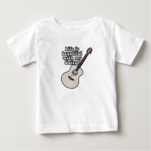 positive guitar sayings for guitar players baby T-Shirt