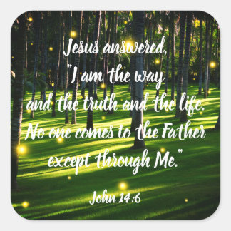 Positive Inspirational Christian Scripture Sticker