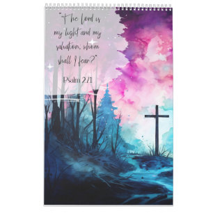 Positive inspirational motivation bible scriptures calendar