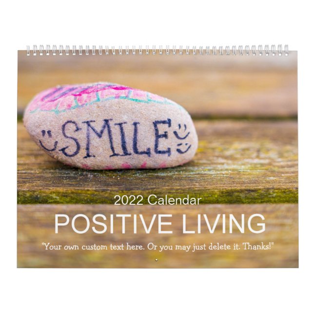 Positive Living Custom Me Calendar (Cover)