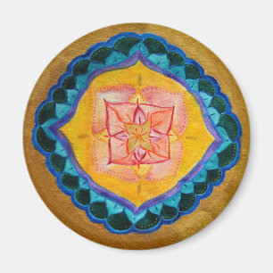 Positive Mandala Standard, 5.7 Cm Round Magnet
