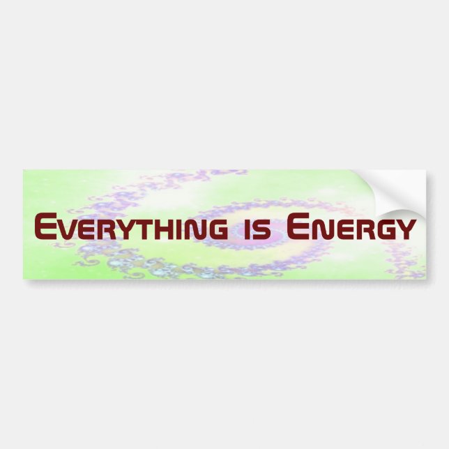 Positive Message Bumper Sticker (Front)